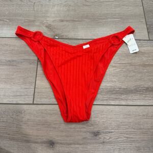 Aerie NWT Bikini Bottoms - Bright Red - Size XL